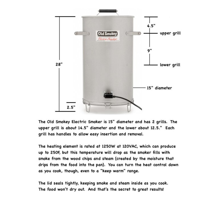 Old Smokey Products Company Old Smokey Products Vertical Electric